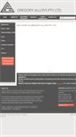 Mobile Screenshot of gregoryalloys.com